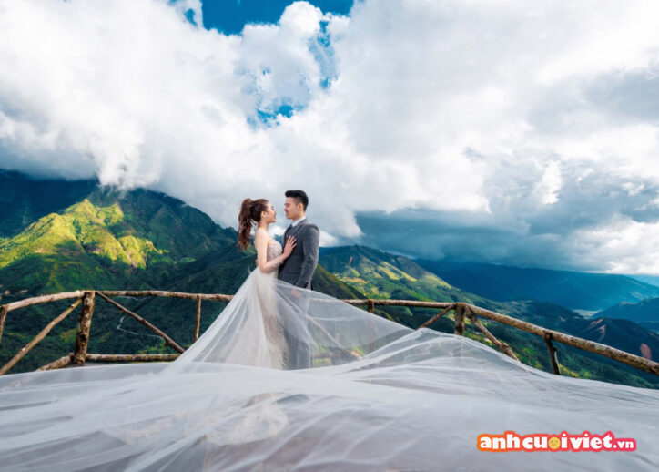 Album ảnh cưới tại Sapa dưới bầu trời mây theo phong cách lãng mạn
