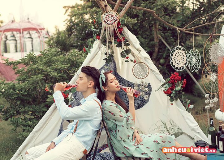 Chụp ảnh cưới công viên Yên Sở - Lạc lối thiên đường đầy cuốn hút