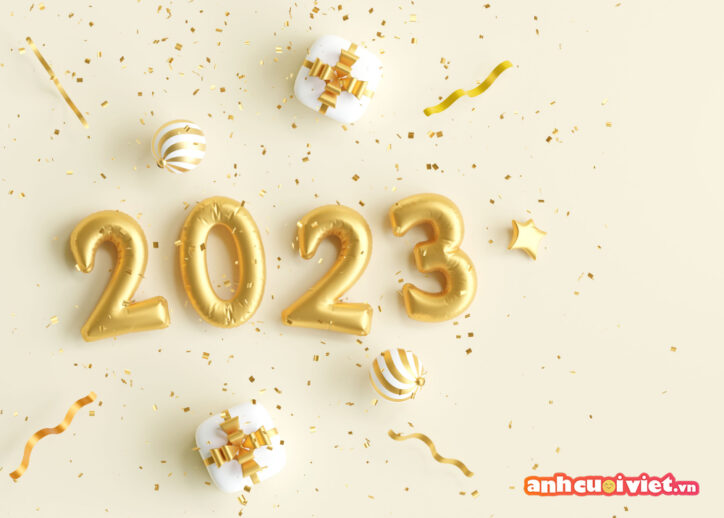 Với nền vàng pastel nhẹ nhàng cùng những mảnh kim tuyến lấp lánh xung quanh như đang chúc mừng cho năm mới đầy năng lượng tích cực và thành công. 
