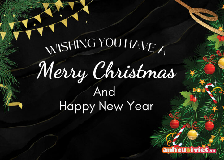 "Wishing you have a Merry Christmas and Happy New Year" là câu chúc phổ biến nhất mà mọi người thường chúc với nhau trong dịp lễ kết thúc năm cũ này. 